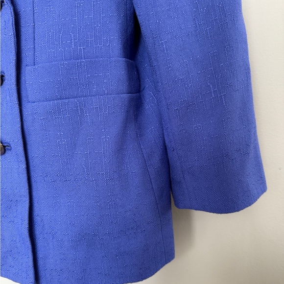 Vintage Jacket | Worthington Blue Double-Breasted Blazer | Size 10 - Picture 6 of 10